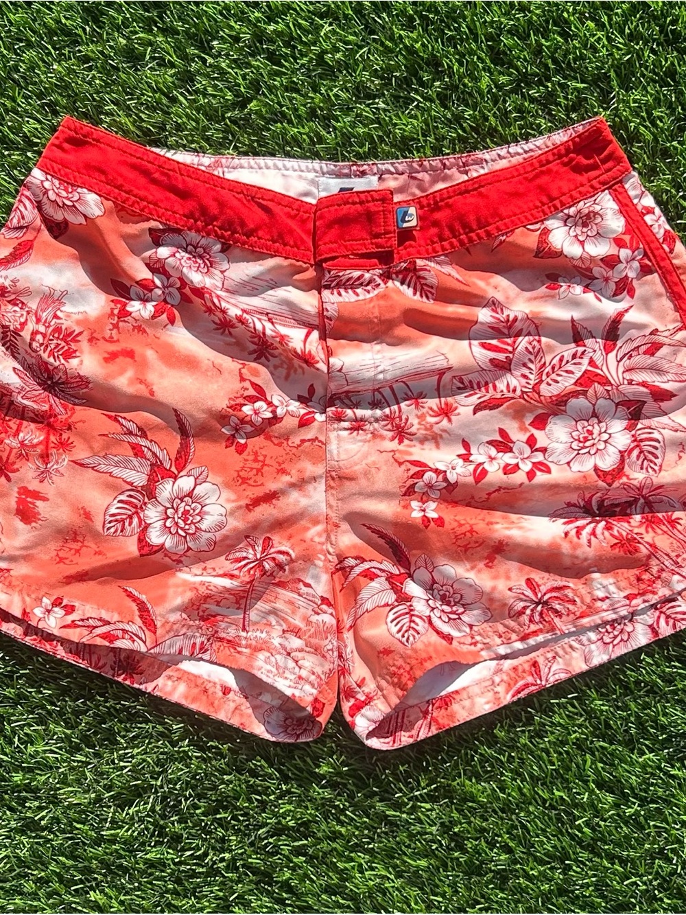 Women’s Coral Floral Swim Shorts